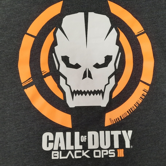 2015 Call Of Duty Black Ops III Long Sleeve Tshirt Adult Sz L Gamer Merch Twitch - Picture 2 of 6